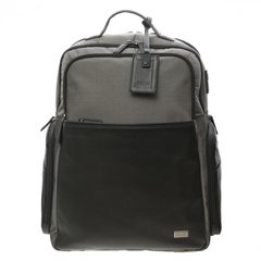 Рюкзак з нейлону зі шкіряною обробкою з відділення для ноутбука та планшета Monza Brics br207701-104
