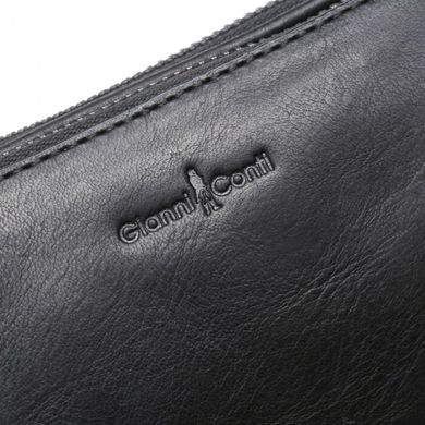 Барсетка гаманець Gianni Conti з натуральної шкіри 912200-black
