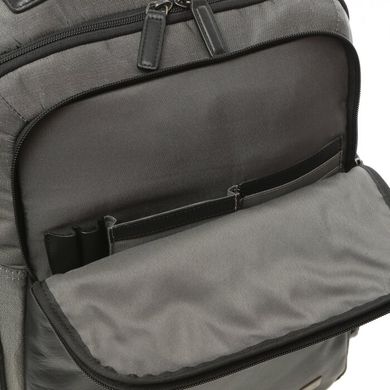 Рюкзак з нейлону зі шкіряною обробкою з відділення для ноутбука та планшета Monza Brics br207701-104