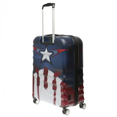 Детский чемодан из abs пластика на 4 сдвоенных колесах Wavebreaker Marvel Captain America American Tourister 31c.022.005