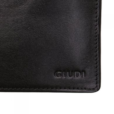 Гаманець чоловічий Giudi з натуральної шкіри 1857/gd-03 чорний