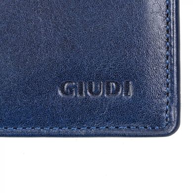 Гаманець чоловічий Giudi з натуральної шкіри 6415/gd-07 синій