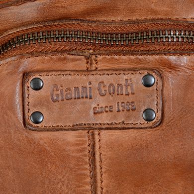 Сумка чоловіча Gianni Conti з натуральної шкіри 4202746-tan