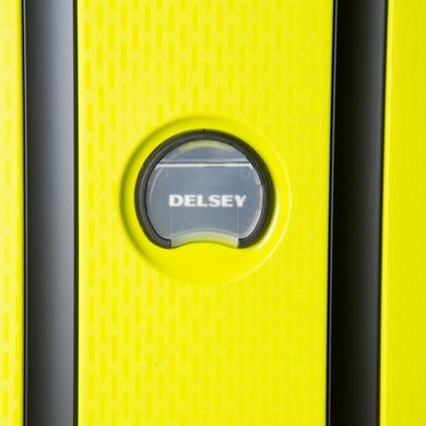Валіза з поліпропілену Belmont Plus Delsey на 4 здвоєних колесах 3861803-43 жовтий