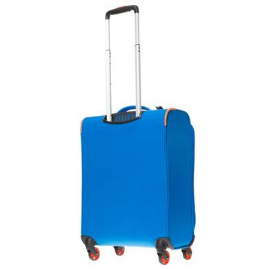 Чемодан текстильный S-Light Roncato на 4 сдвоенных колесах 415173/08 голубой