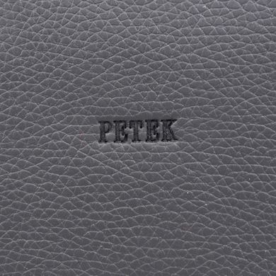Класичний портфель Petek з натуральної шкіри 766-234-01 чорний