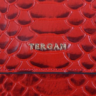 Клатч Tergan из натуральной кожи 05806-kirmizi/python