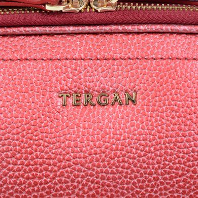 Сумка жіноча Tergan з натуральної шкіри 79136-kirmizi/perla mimoza