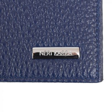 Обкладинка для паспорта з натуральної шкіри Neri Karra 0040.55.92 синій