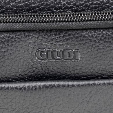Сумка на пояс Giudi из натуральной кожи 11550/ae-03 черная