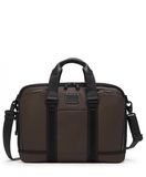 Кожаные сумки-портфели: Сумка-портфель из натуральной кожи с отделением для ноутбука Alpha Bravo Leather Tumi 0932741dbl