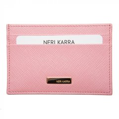 Кредитница з натуральної шкіри Neri Karra 0134.47.86 рожевий