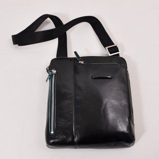Сумка чоловіча Piquadro Blue Square з натуральної шкіри ca1816b2/n чорна