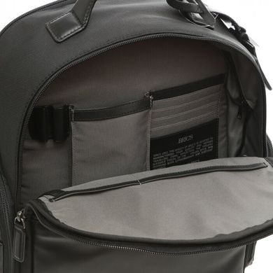 Рюкзак з нейлону зі шкіряною обробкою з відділення для ноутбука та планшета Monza Brics br207702-909