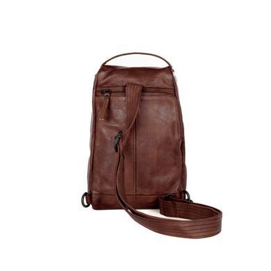 Рюкзак слинг Spikes & Sparrow из натуральной кожи 60755067 коричневый