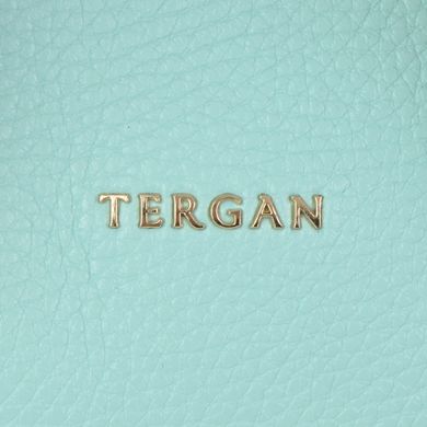 Сумка жіноча Tergan з натуральної шкіри 79953-mint/floater-mint/analin