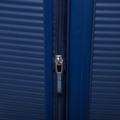 Валіза з поліпропілену SoundBox American Tourister на 4 здвоєних колесах 32g.001.001 блакитний