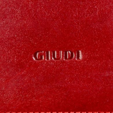 Затиск для грошей Giudi з натуральної шкіри 6244/gd-05 червоний