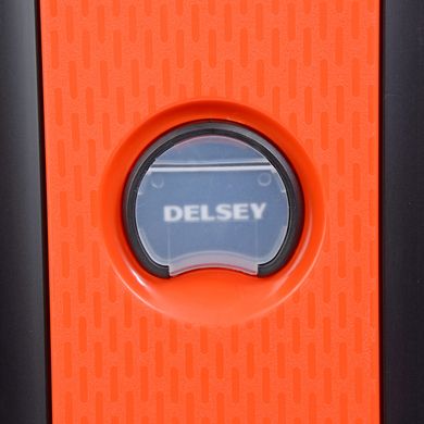 Чемодан из полипропилена Belmont Plus Delsey на 4 сдвоенных колесах 3861816-25 оранжевый