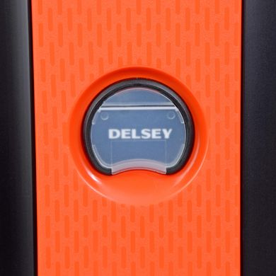 Чемодан из полипропелена Belmont Plus Delsey на 4 сдвоенных колесах 3861820-25 оранжевый