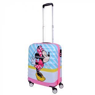 Детский чемодан из abs пластика Wavebreaker Disney American Tourister на 4 сдвоенных колесах 31c.080.001