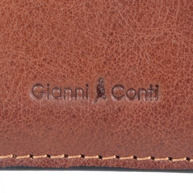 Затискач для грошей Gianni Conti з натуральної шкіри 917195-tan