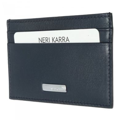 Кредитница з натуральної шкіри Neri Karra 0134.3-01.107 синій
