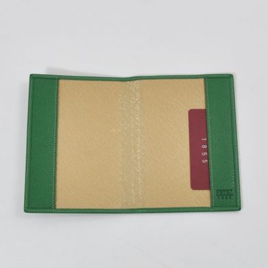 Обложка для паспорта Petek из натуральной кожи 581-tb-t05 зелёная