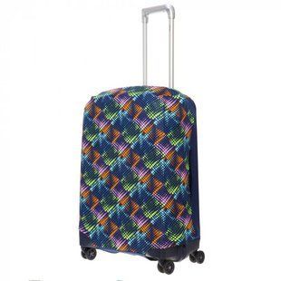 Чехол для чемодана из ткани EXULT case cover/square-blue/exult-s
