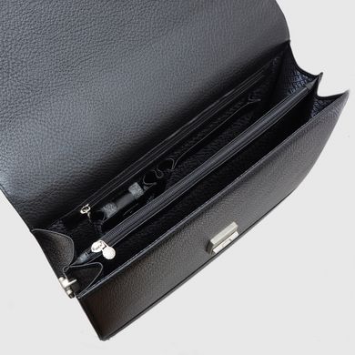 Класичний портфель Petek з натуральної шкіри 791-46b-01 чорний