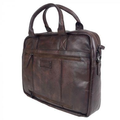 Сумка-портфель Gianni Conti из натуральной кожи 4101266-brown