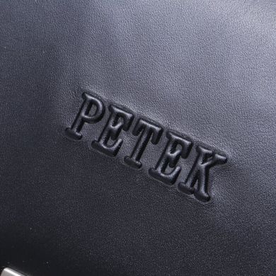 Класичний портфель Petek з натуральної шкіри 892/2-000-01 чорний