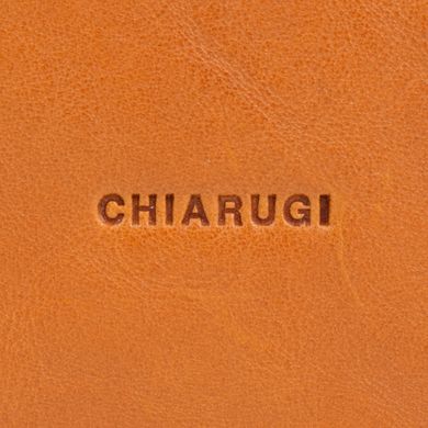 Сумка на пояс Chiarugi из натуральной кожи 52001-3 жёлтая