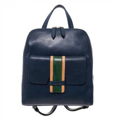 Класичний рюкзак з натуральної шкіри Gianni Conti 973876-jeans multi