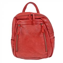 Рюкзак Gianni Conti з натуральної шкіри 4203323-red