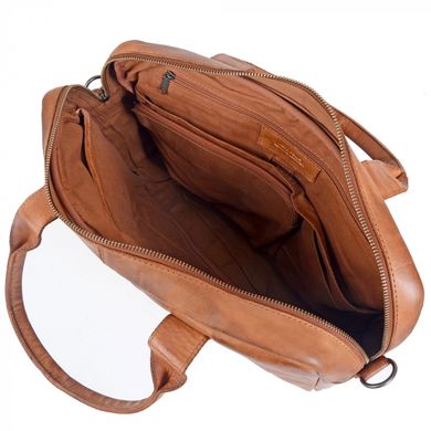 Сумка-портфель Gianni Conti из натуральной кожи 4101266-tan