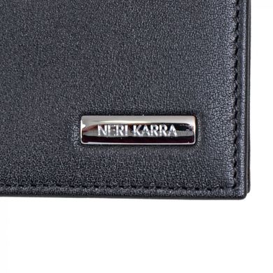 Обкладинка для паспорта з натуральної шкіри Neri Karra 0110.3-01.01 чорний