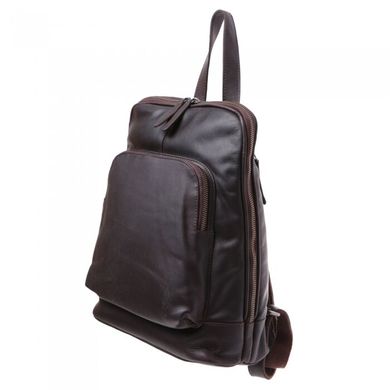 Класичний рюкзак з натуральної шкіри Gianni Conti 2502556-dark brown