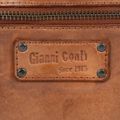Сумка-портфель Gianni Conti з натуральної шкіри 4101266-tan