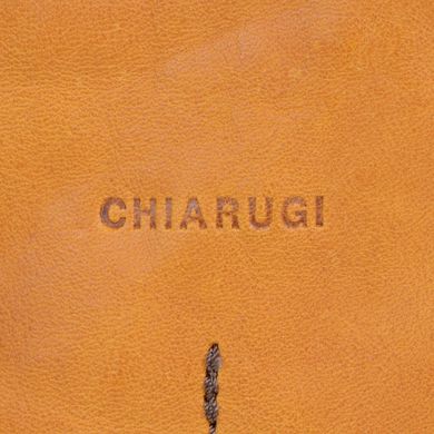 Сумка чоловіча Chiarugi з натуральної шкір 52625-3 жовта