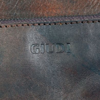 Сумка чоловіча Giudi з натуральної шкіри 11672/tm/dev-08 темно коричневий
