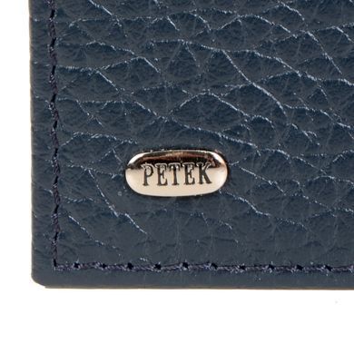 Кошелёк мужской Petek из натуральной кожи 244-46b-08 синий