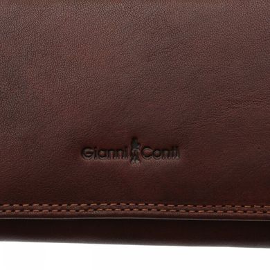 Гаманець жіночий Gianni Conti з натуральноі шкіри 918021-dark brown