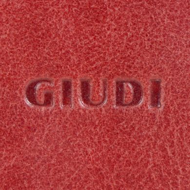 Кредитница Giudi з натуральної шкіри 6331/gd-05 червона