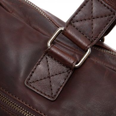 Сумка-портфель Gianni Conti з натуральної шкіри 4081384-brown