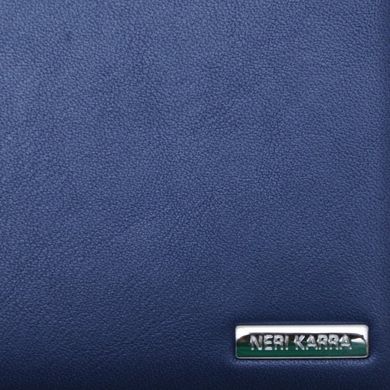 Классическая визитница Neri Karra из натуральной кожи 0063.3-01.09 синий