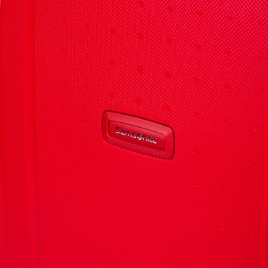Чемодан из полипропилена S'CURE Samsonite на 4 сдвоенных колесах 10u.010.003 красный