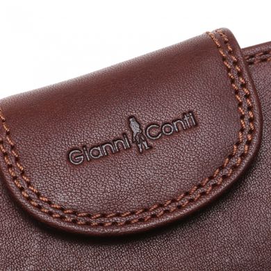 Гаманець жіночий Gianni Conti з натуральної шкіри 918035-dark brown