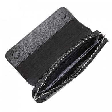 Борсетка гаманець Petek з натуральної шкіри 703-041-01 чорна