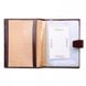 Обкладинка комбінована для паспорта та прав Petek з натуральної шкіри 595-091-03 коричнева:6